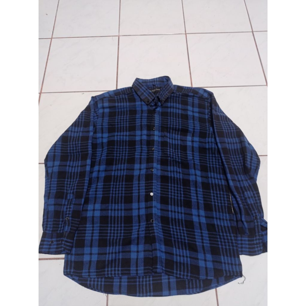kemeja flanel veterano second