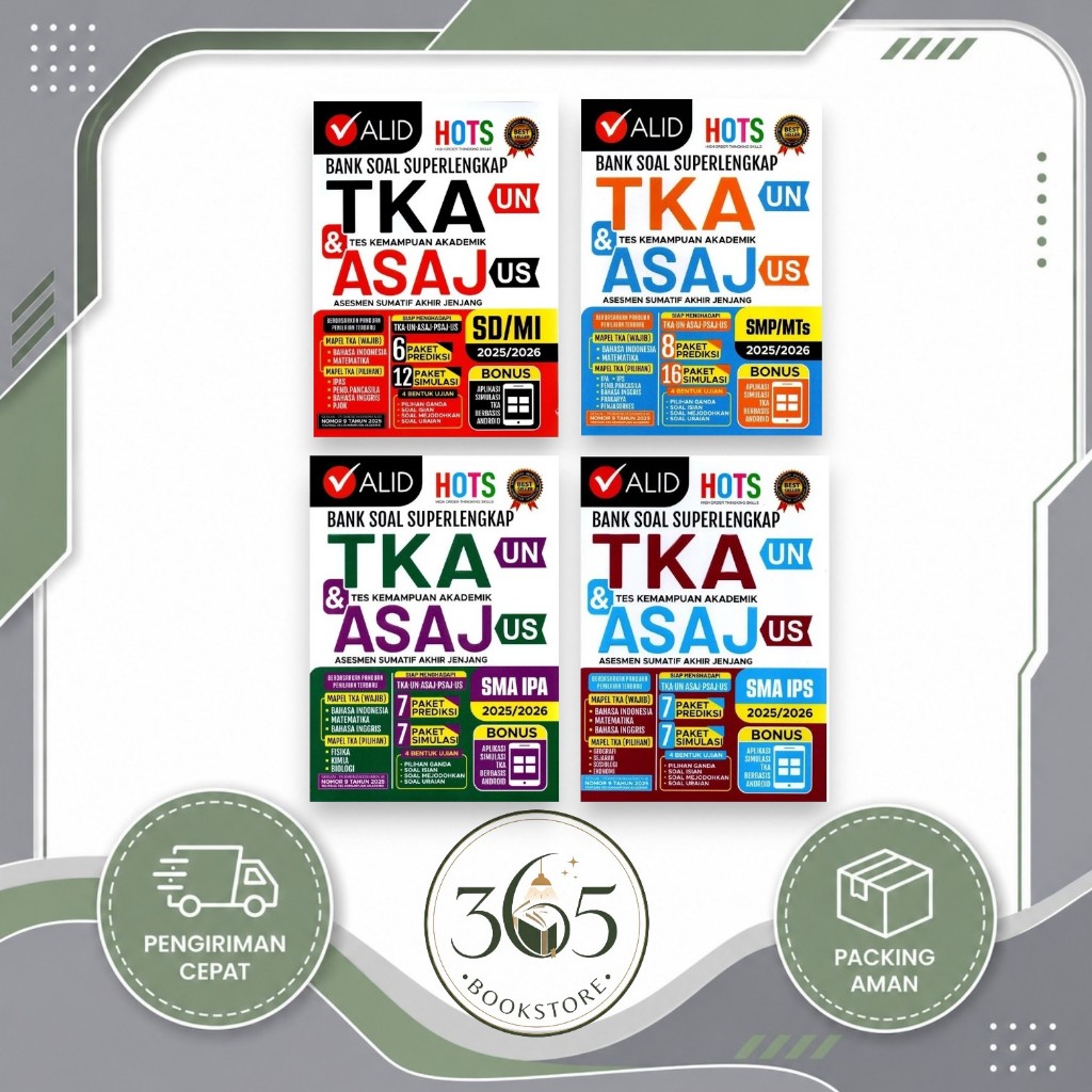 BUKU VALID TKA SD/MI 2025/2026 ~ BUKU VALID TKA SMP/MTS 2025/2026