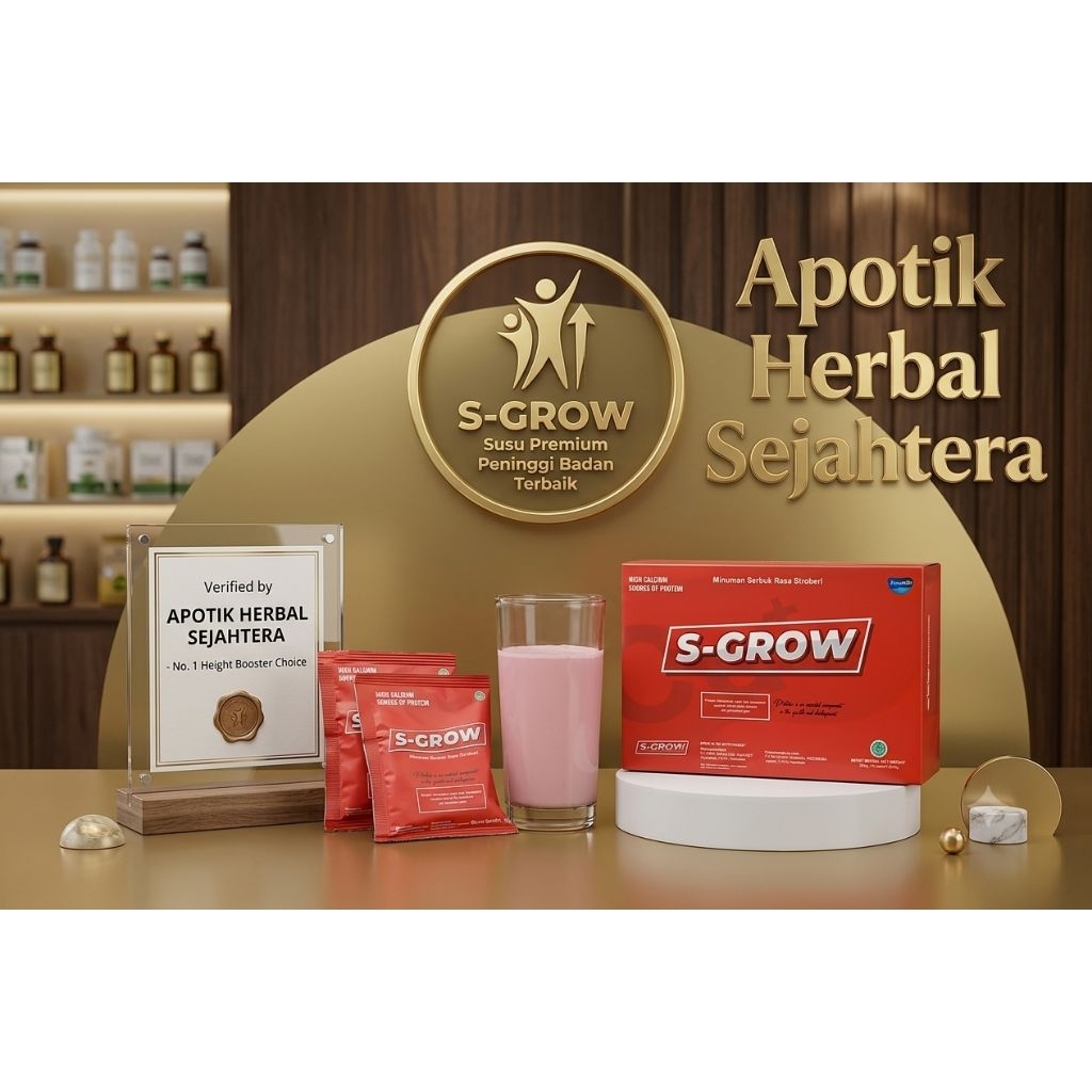 S-GROW | Susu Premium S-Grow Peninggi Badan Terbaik