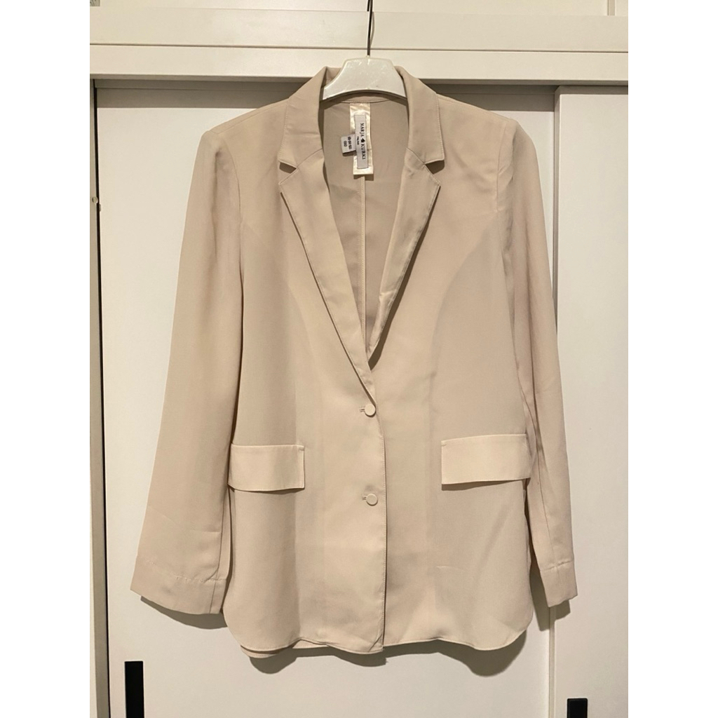 [Preloved] Marja Kurki Blazer Cream / Blazer Kerja Cream