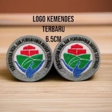 bordir biasa logo kemendes ready se-Indonesia