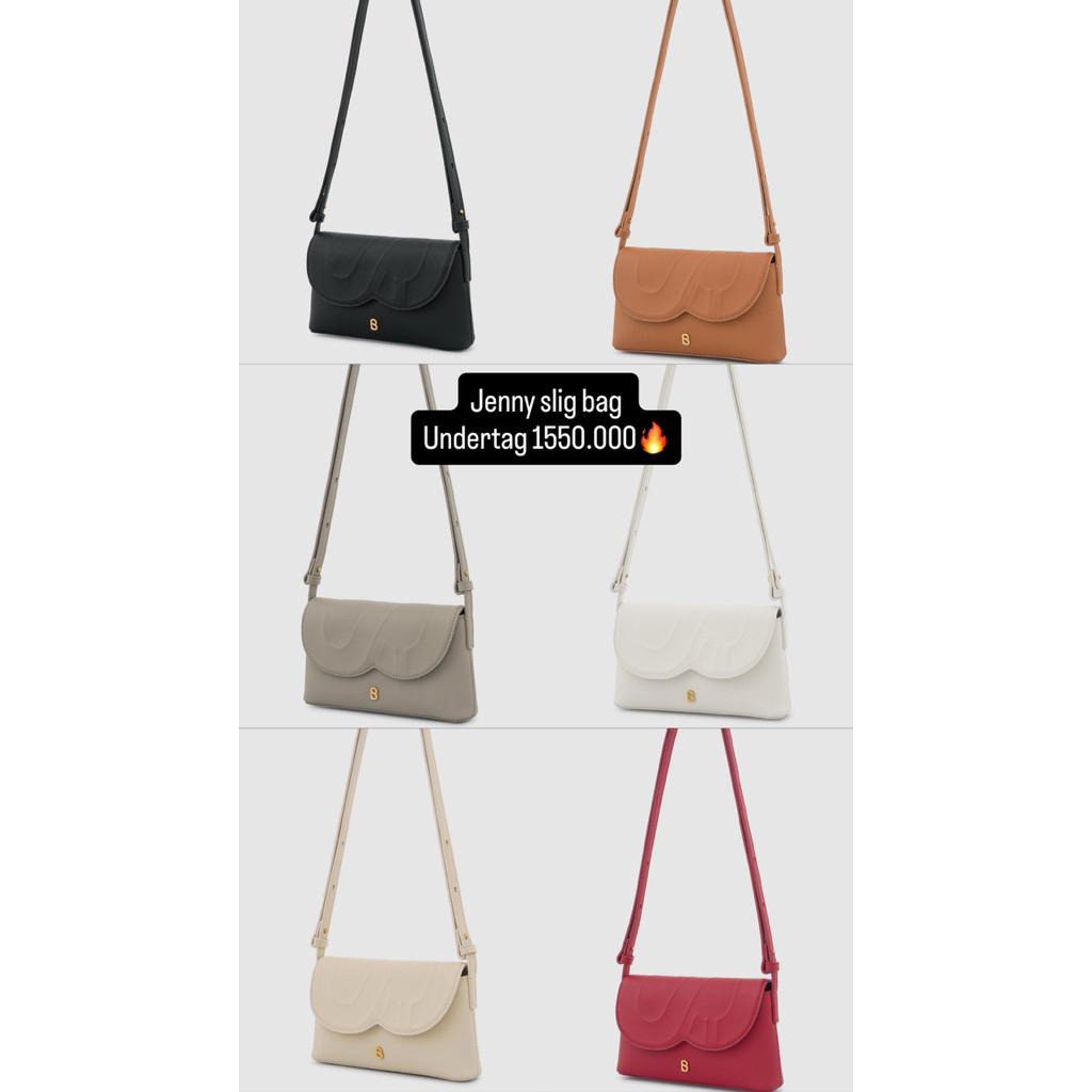 tas buttonscarves jenny sling bag original new with box