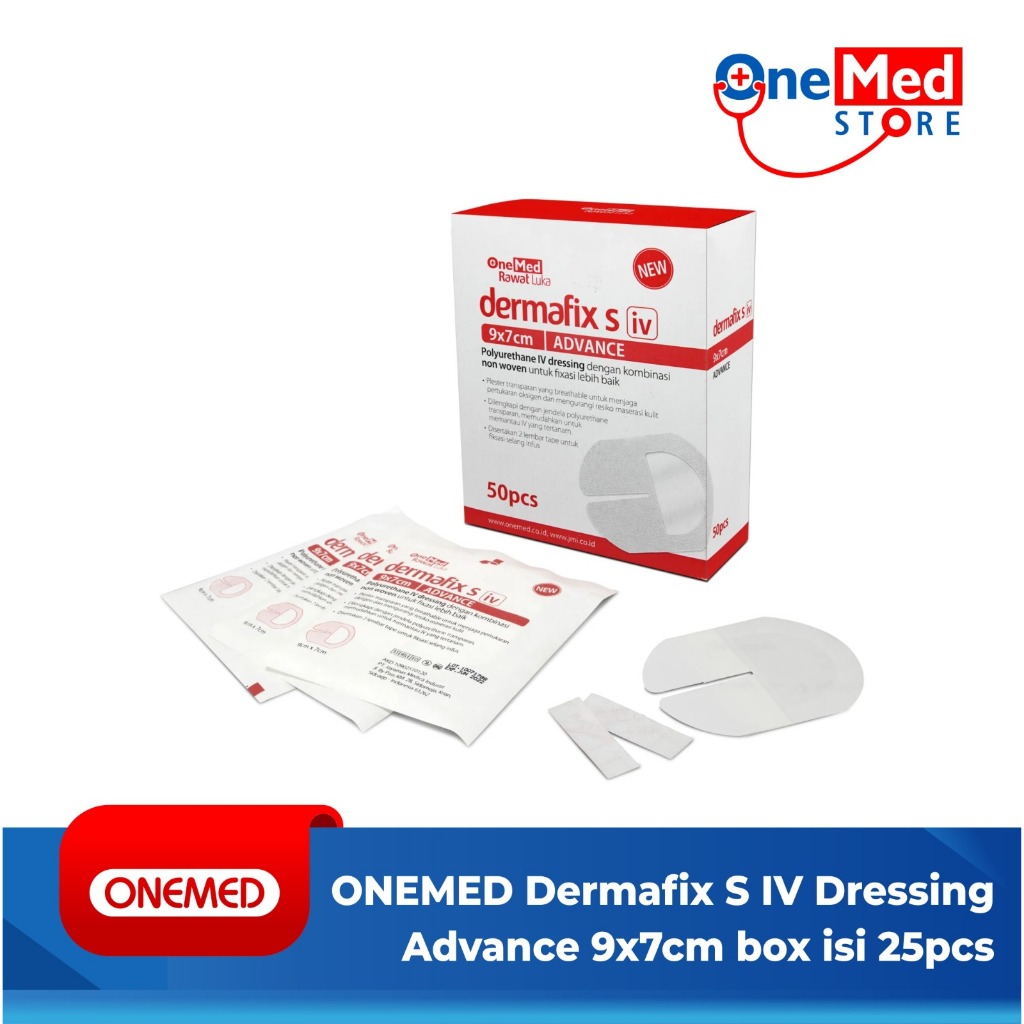 Dermafix S IV Dressing Advance 7x9cm Box Isi 25pcs