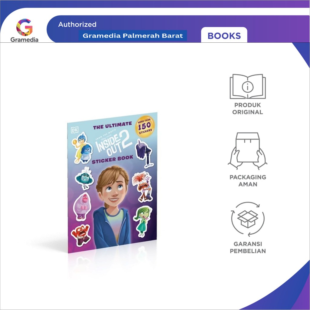Disney Pixar Inside Out 2 Ultimate Sticker Book