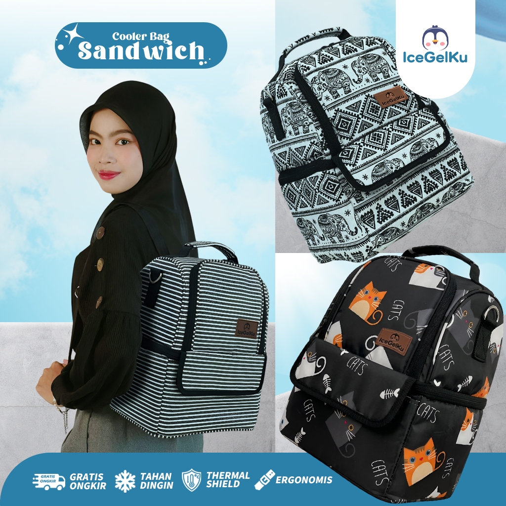IceGelKu Cooler Bag ASI Sandwich