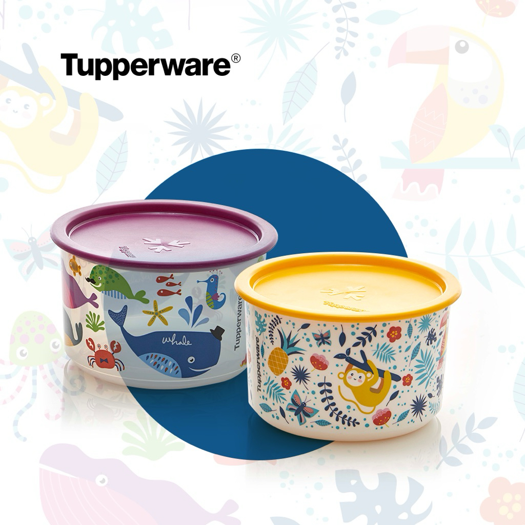 nature canister tupperware 940ml