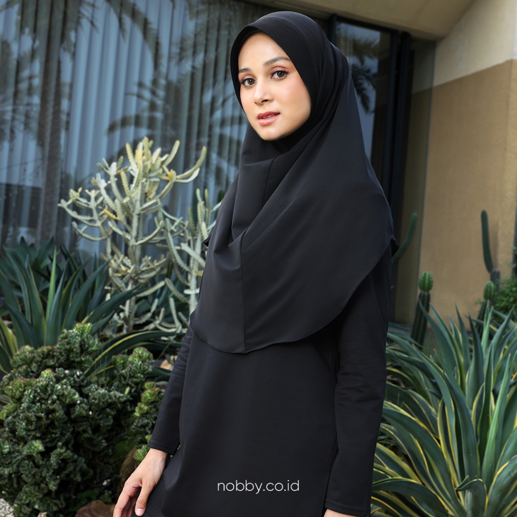 Hijab Instan Pet Depan Nobby Qisty – Bergo Jersey Premium Nyaman Rapi Stylish
