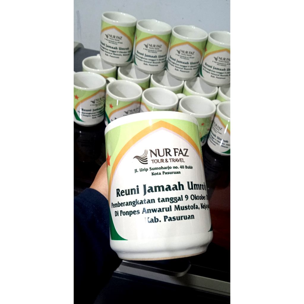 Mug keramik Sablon Custom + dus duplek