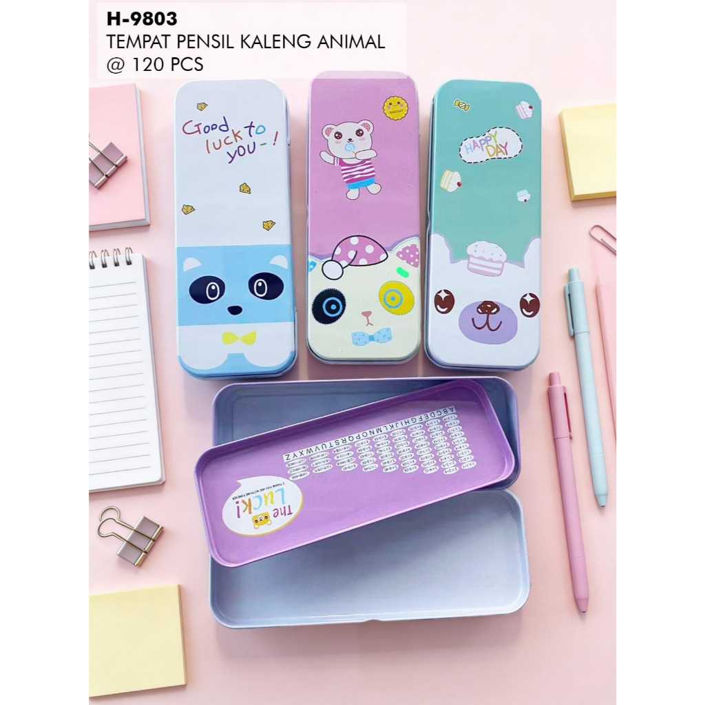 Pencil Case Kaleng H 9803