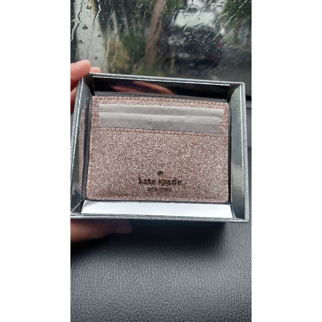 NEW KATE SPADE glimmer card holder