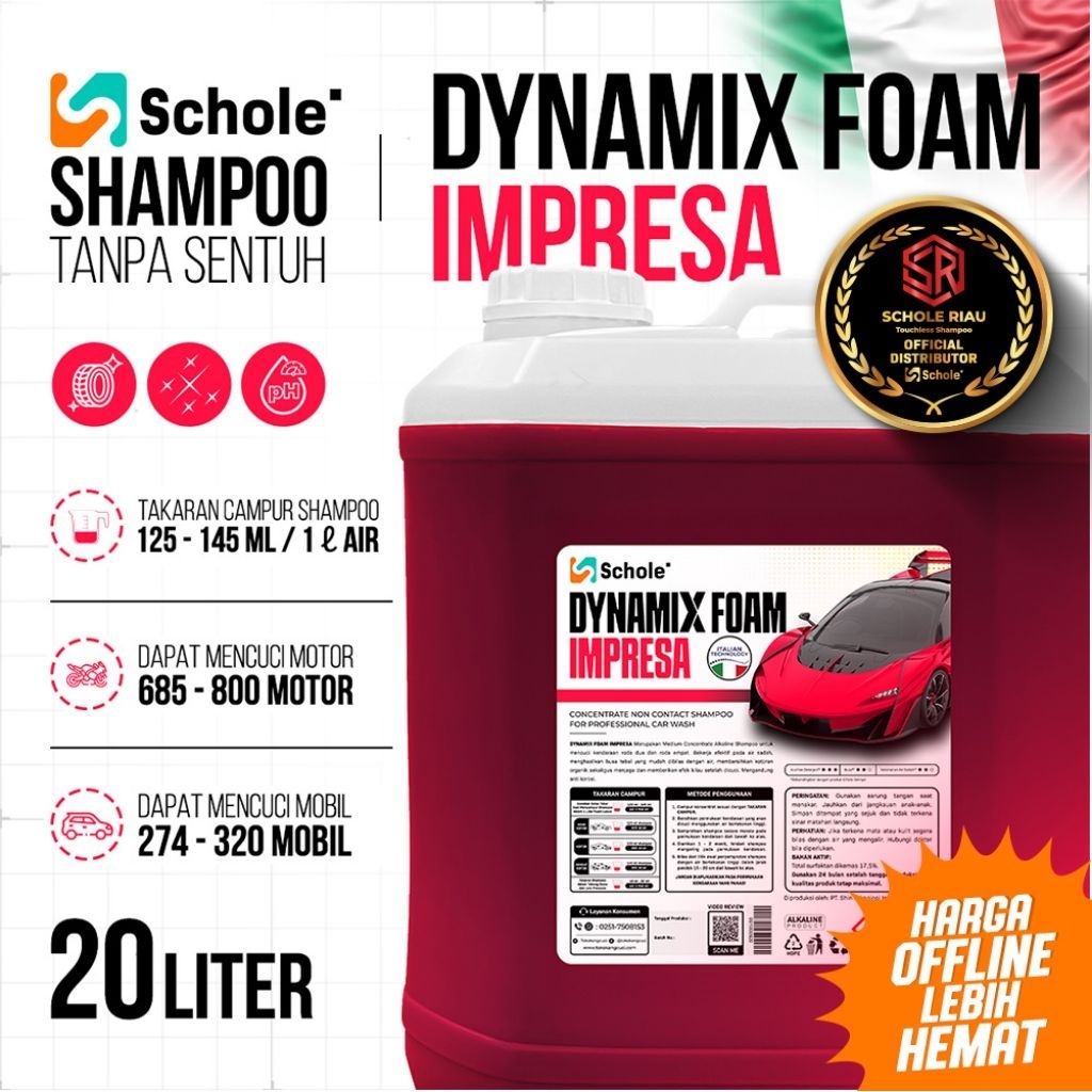 Dynamix Foam Impressa 20 Liter - Touchless Shampoo