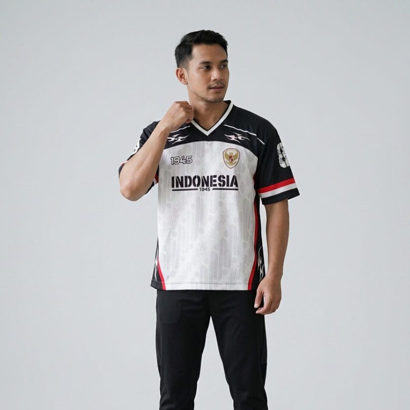 Butik Commando Jersey Indonesia Oversize Pria Kaos Custom