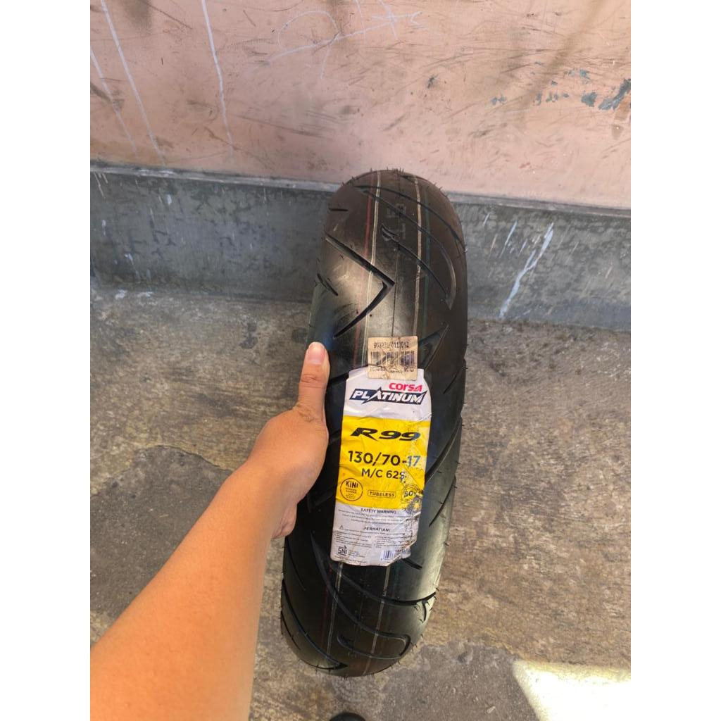 Ban Corsa R99 130/70 Ring 17 Tubeless Ban Belakang Supermoto KLX CRF WR GSX CBR Byson VIXION R DLL