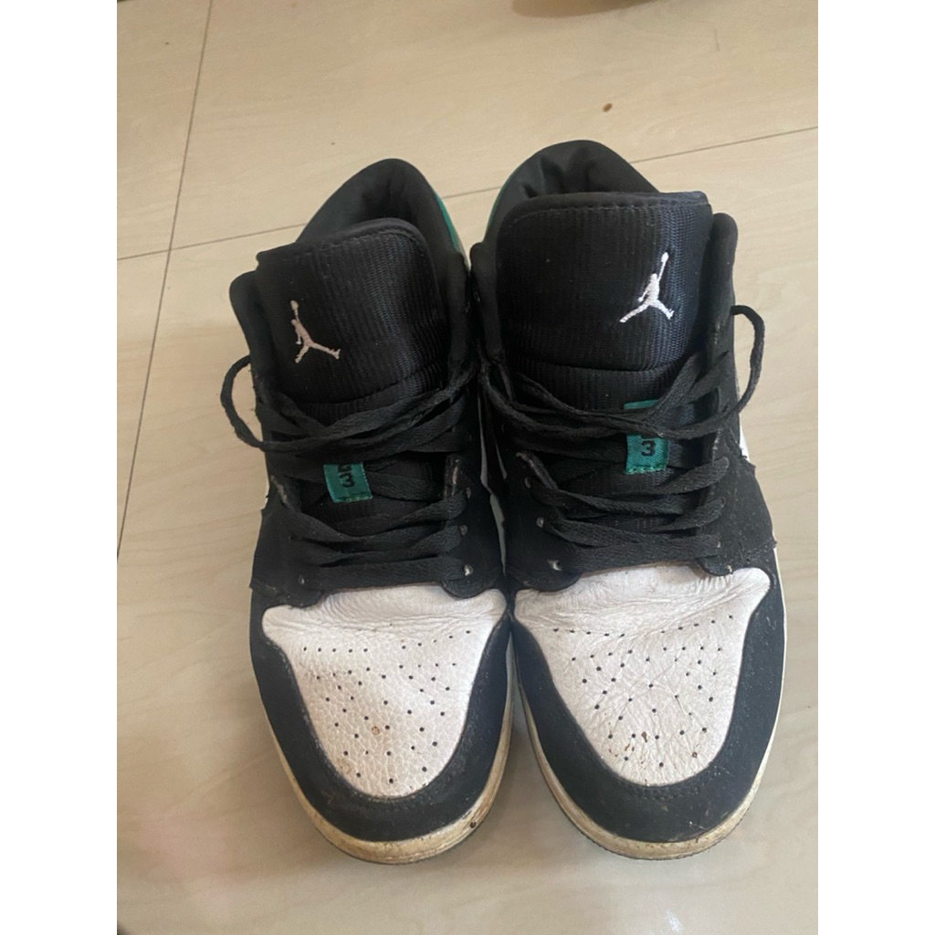 nike jordan 1 low mystic green