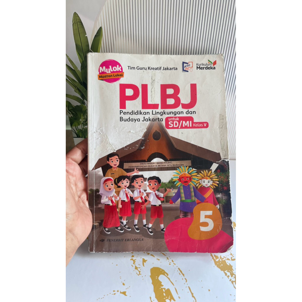 BUKU BEKAS /Original Kurikulum Merdek PLBJ Kelas 5 SD/MI Erlangga