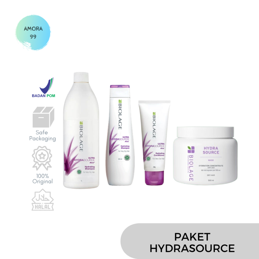 Amora || MATRIX Biolage Ultra Hydrasource Shampoo 200 ml || Matrix Biolage Conditioner|| Matrix Biol