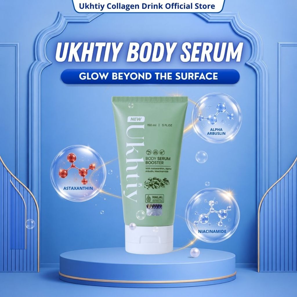 Ukhtiy Body Serum Booster | Niacinamide & Alpha Arbutin | BPOM & Halal