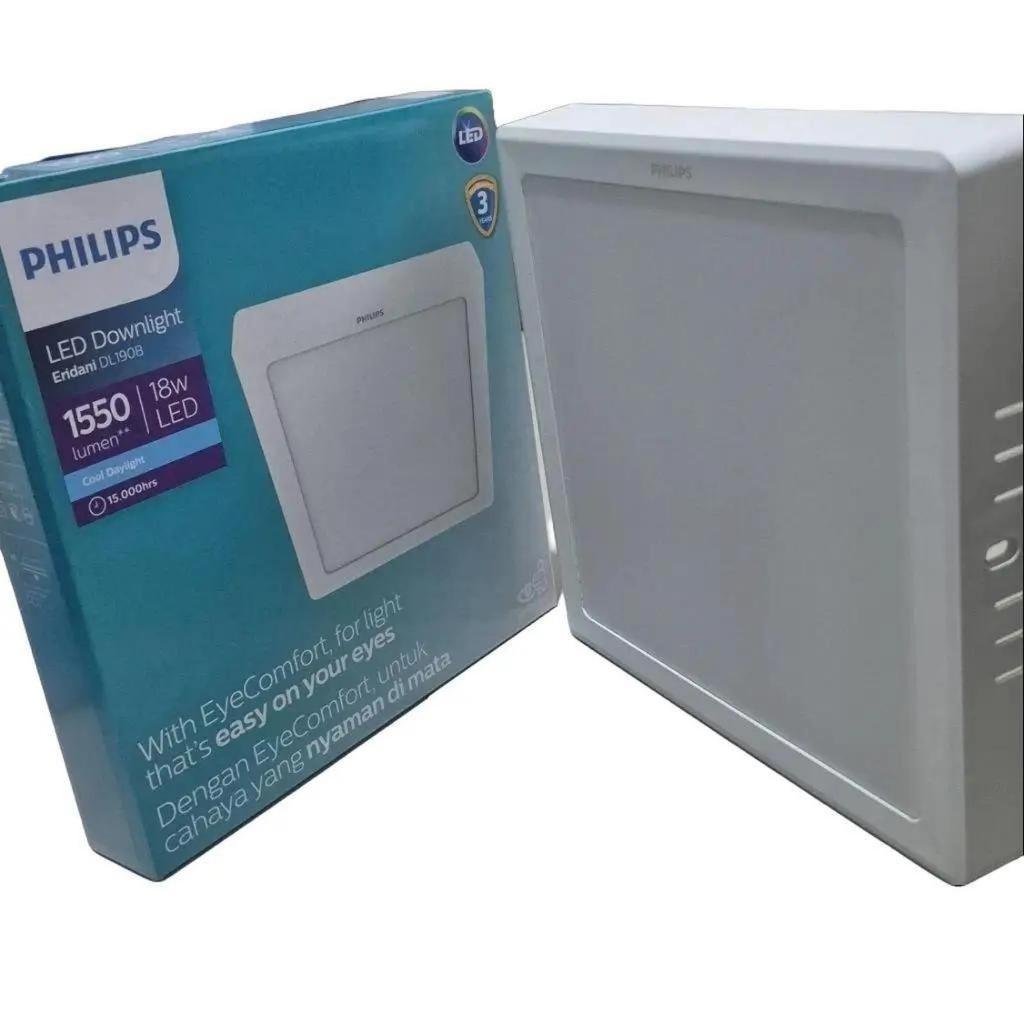 Philips Lampu LED Downlight Eridani Square Surface/ downlight outbow kotak philips