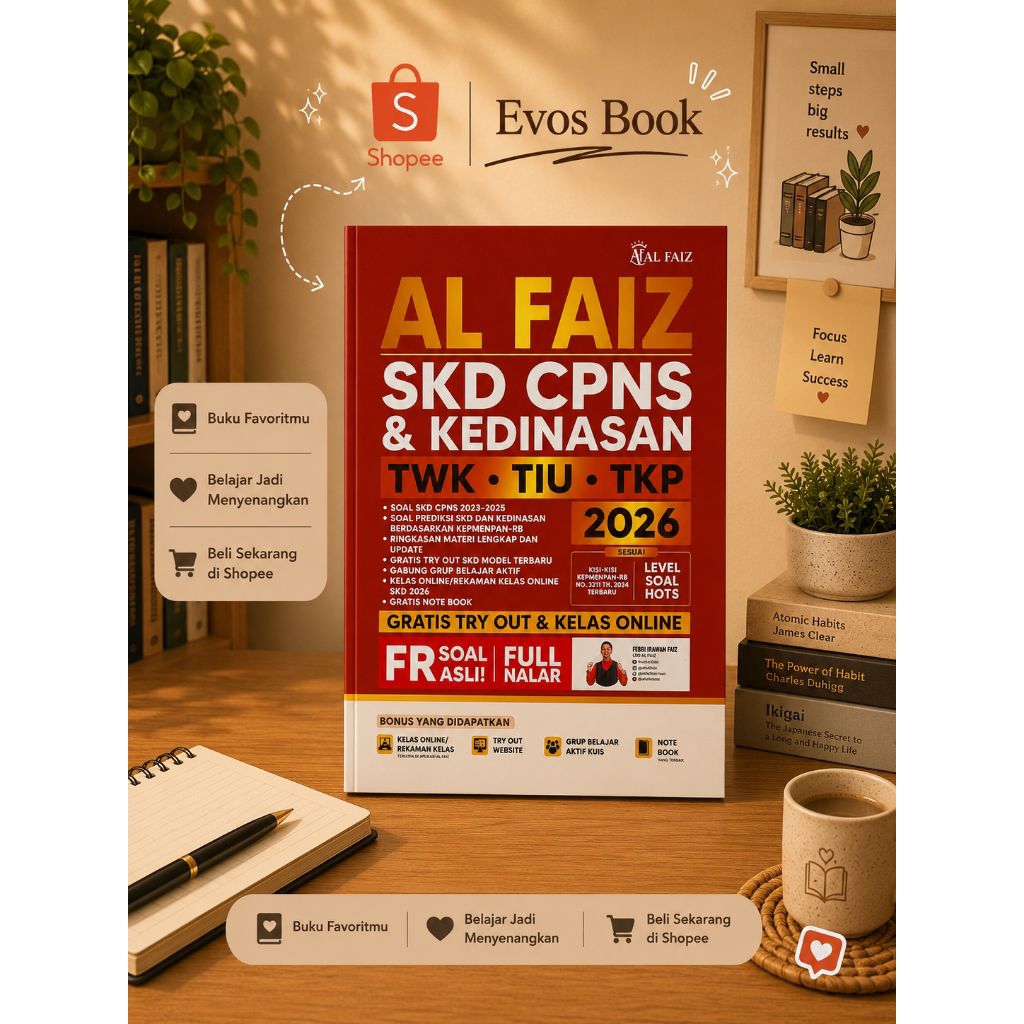 BUKU ALFAIZ SKD CPNS & KEDINASAN TWK TIU TKP 2026