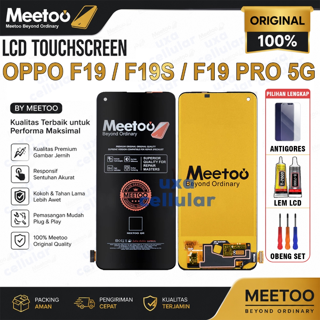 Lcd Touchscreen OPPO F19 / F19S / F19 PRO 5G Original MEETOO Fullset Layar Sentuh OPPO F19 / F19S / 