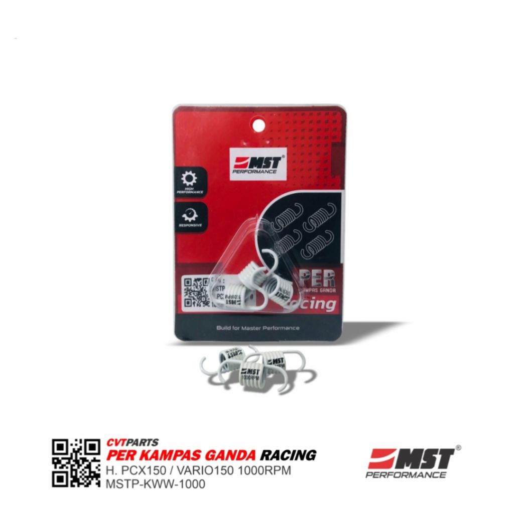 Per Kampas Ganda Racing MST Honda PCX 150 / Vario 150 1000RPM (MSTP-KWW-1000)