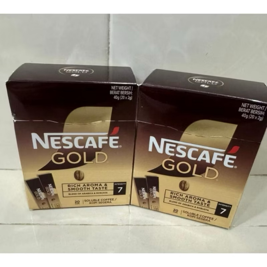 Nescafe gold with golden roasted arabica & robusta 20 sachet