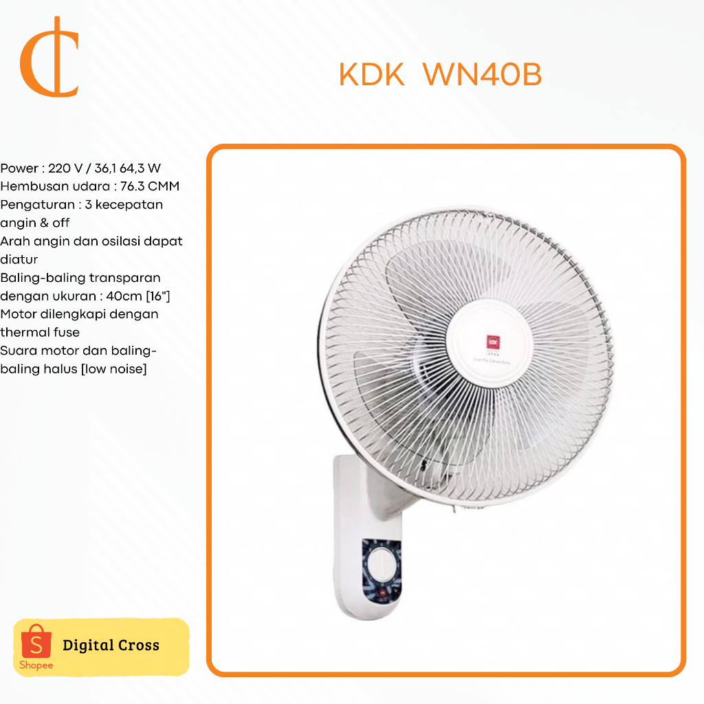 KIPAS KDK WN40B