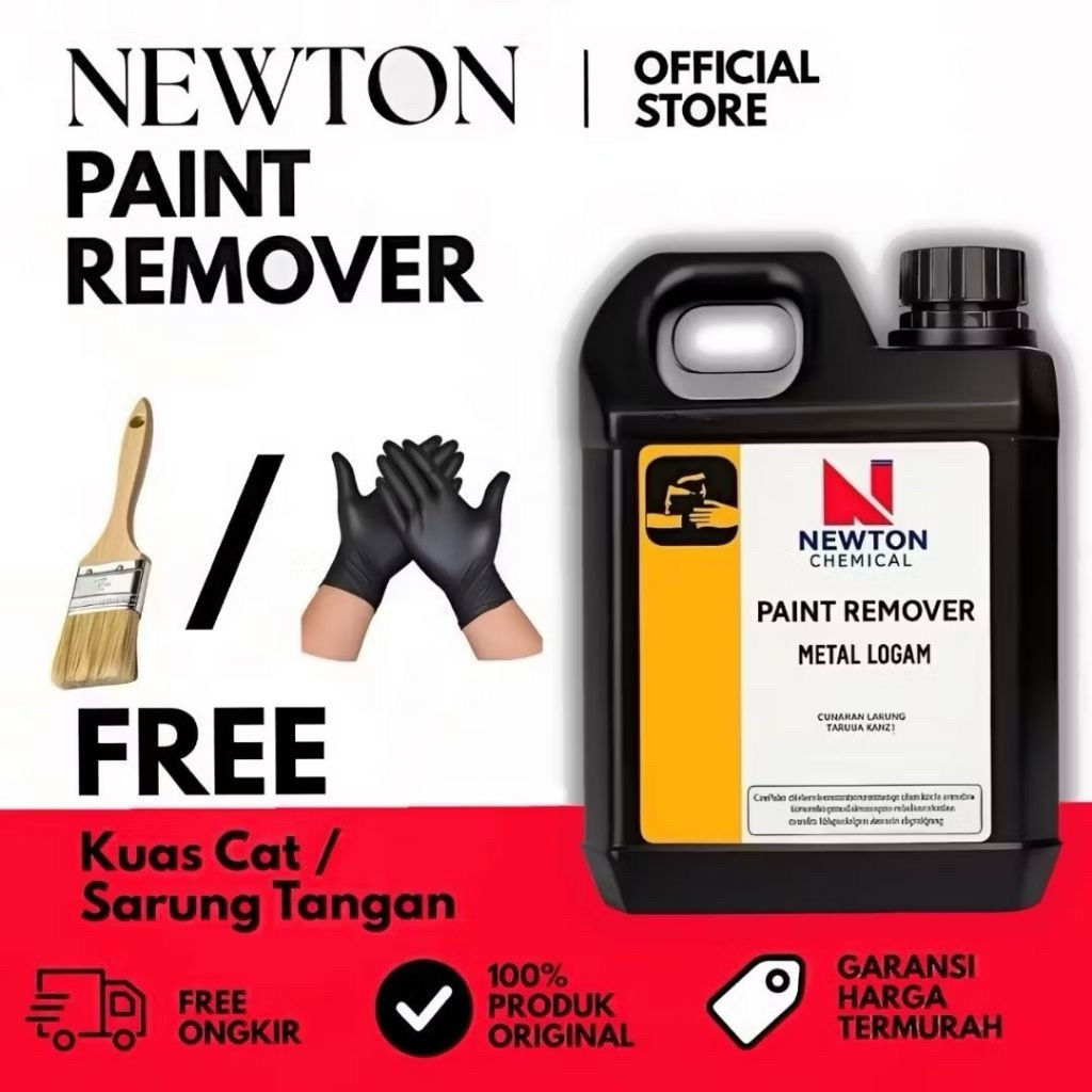 Paint Remover Cat logam besi anodize powder coating velg motor