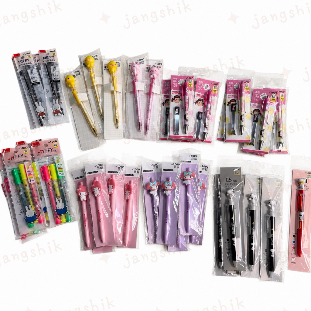 STATIONARY ALAT TULIS DAISO KOREA ORIGINAL
