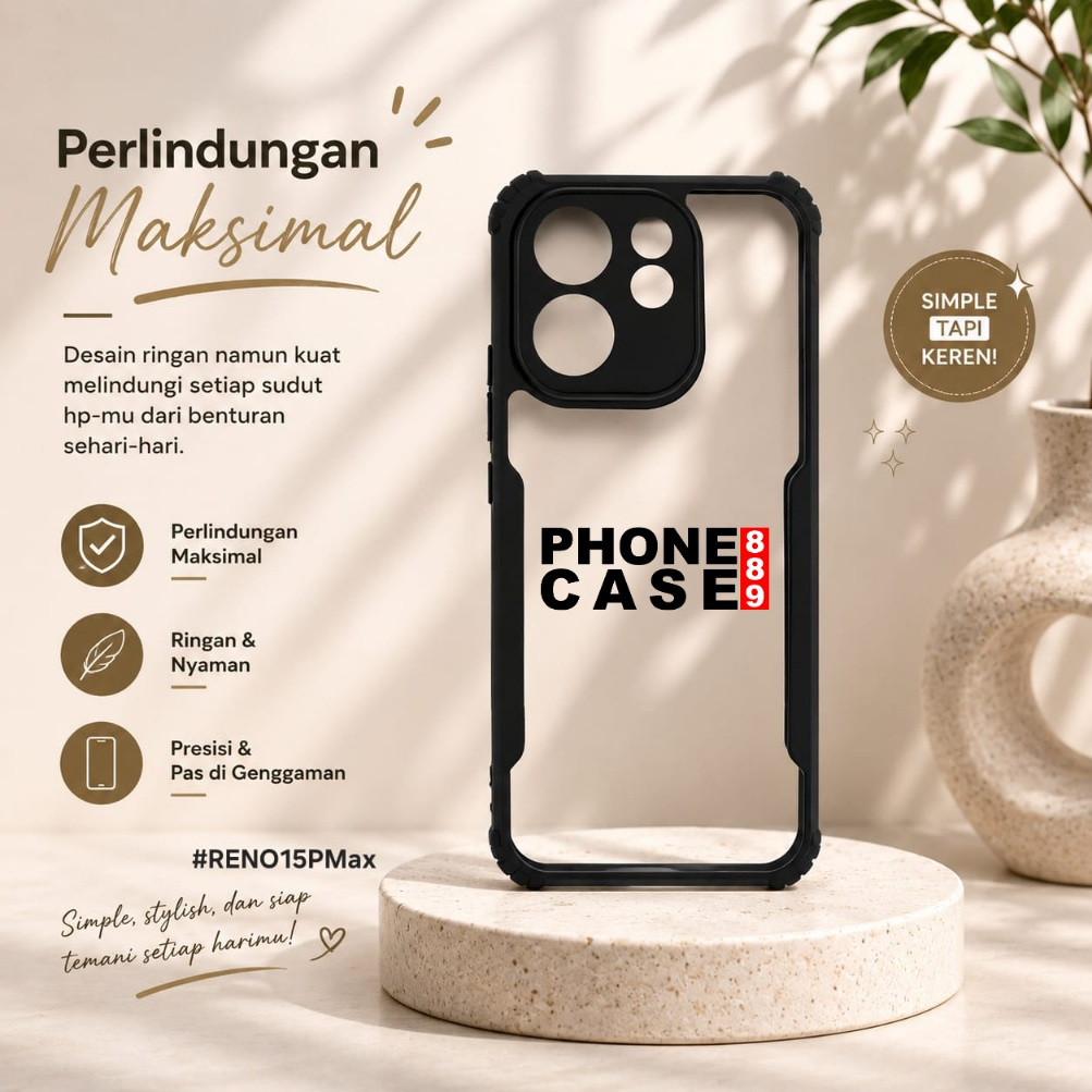 OPPO RENO 15 5G OPPO RENO 15F 5G OPPO RENO 15 PRO MAX CASE ARMOR SHOCKPROOF CASE FUSION OPPO RENO 15