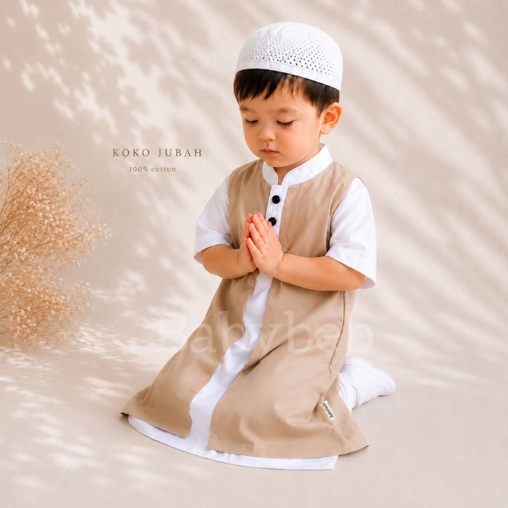 Baju Muslim Koko Peci Pakaian Anak Bayi Laki Jubah Raffi Harun Noah Pakistan Ezra Zayn Fahri Aziz Bl
