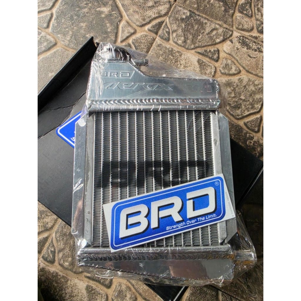 RADIATOR ALUMUNIUM BRD YAMAHA AEROX OLD ORIGINAL BRD THAILAND