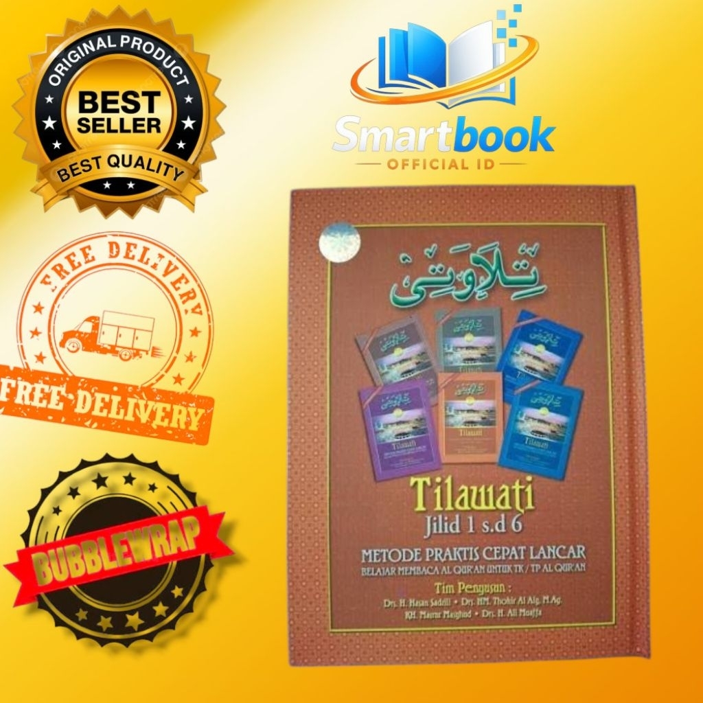 tilawati jilid 1-6 soft caver lengkap