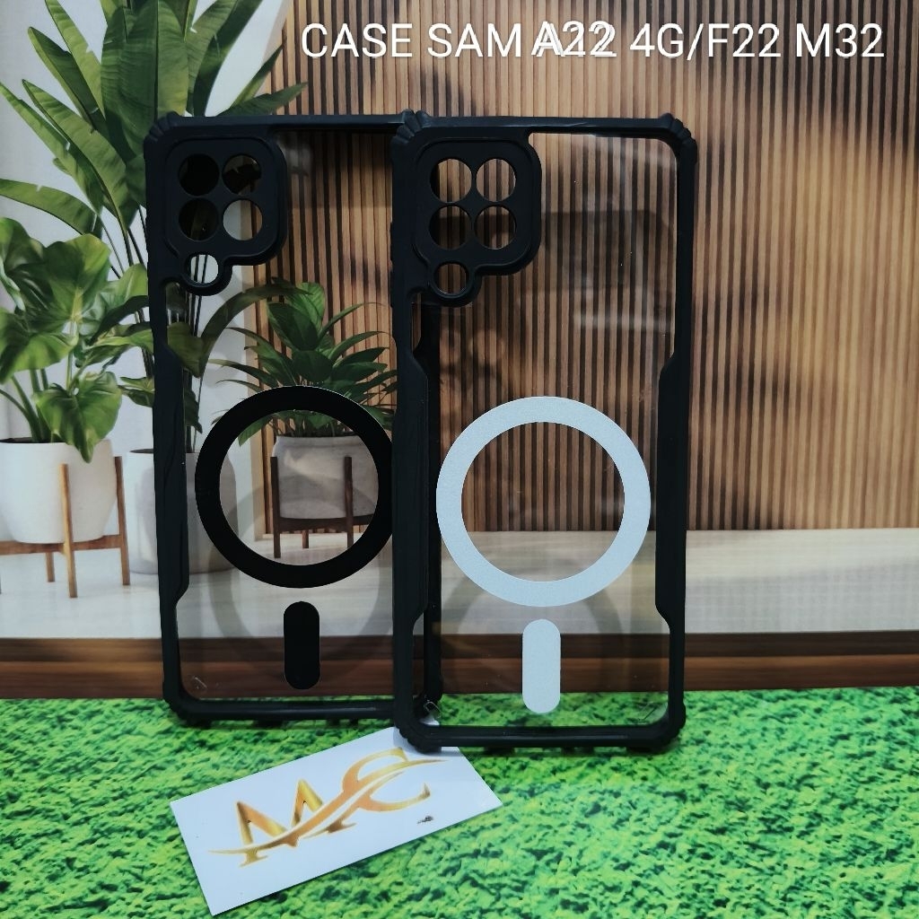 Soft Case Magsafe Spigen Samsung A22 4g F22 M32 Silikon Pusion Armor
