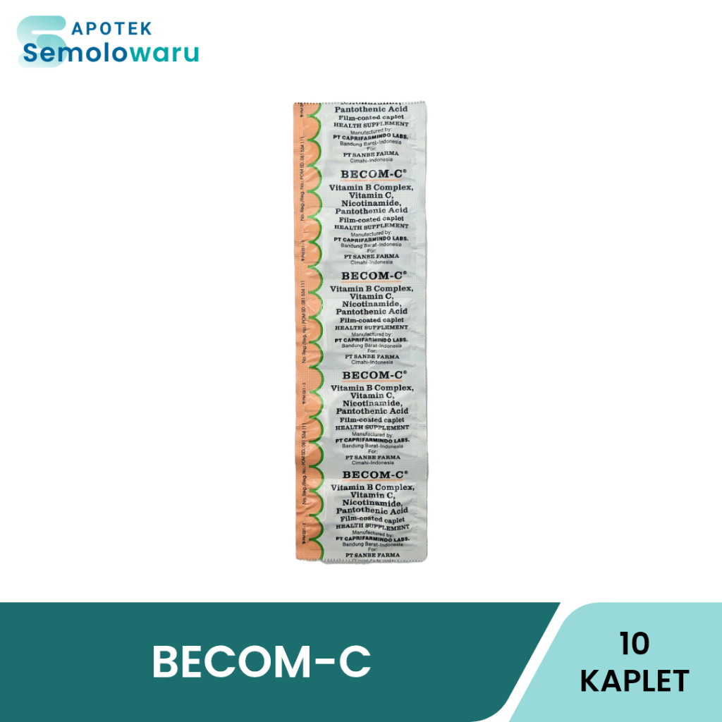 VITAMIN BECOM-C - VITAMIN C DAN B COMPLEX