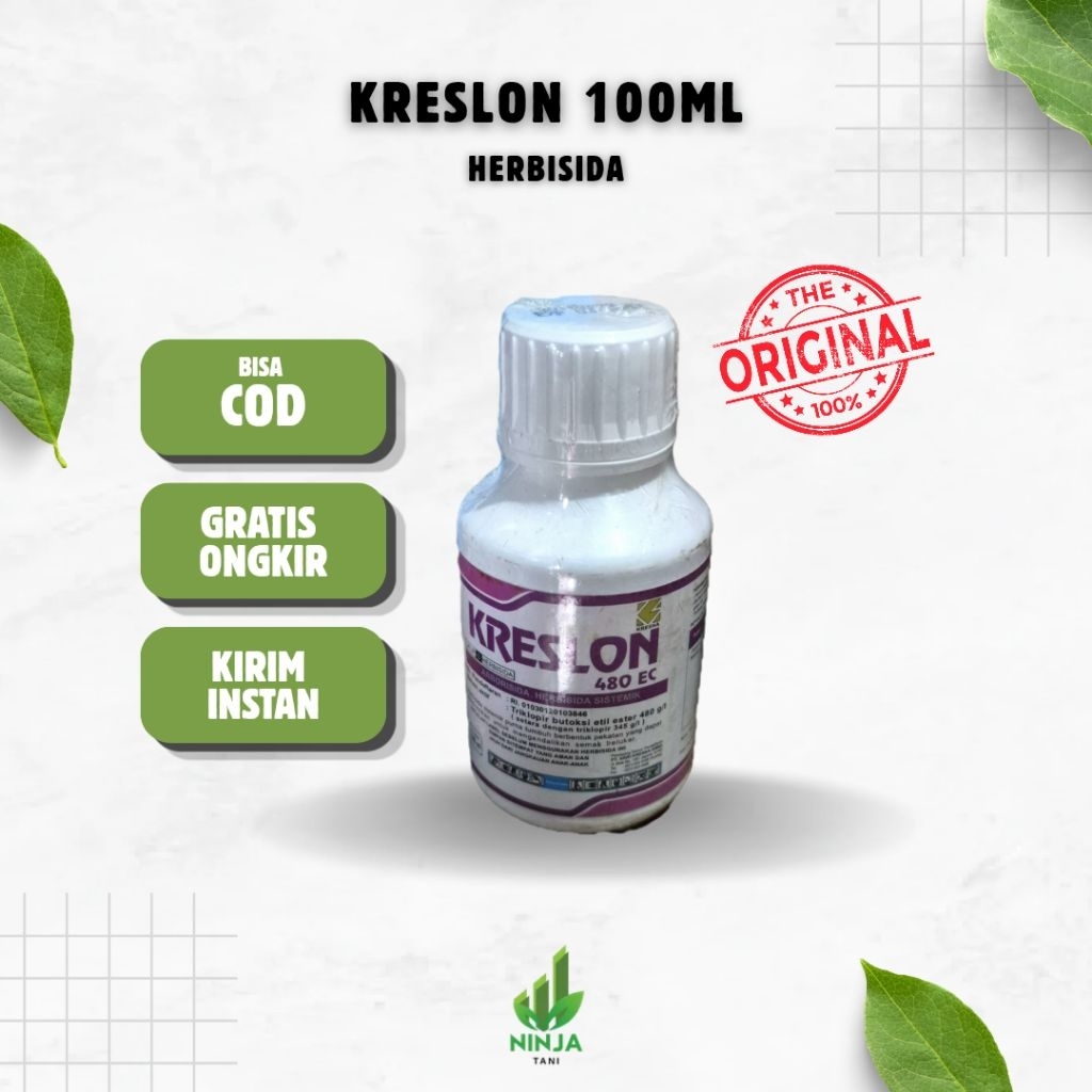 Kreslon 480 EC 100ml - Herbisida Sistemik & Arborisida Pembasmi Gulma Kayu Semak