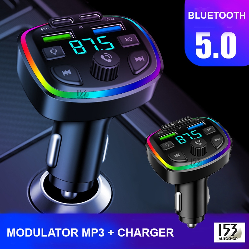 Modulator MP3 FM Bluetooth Charger