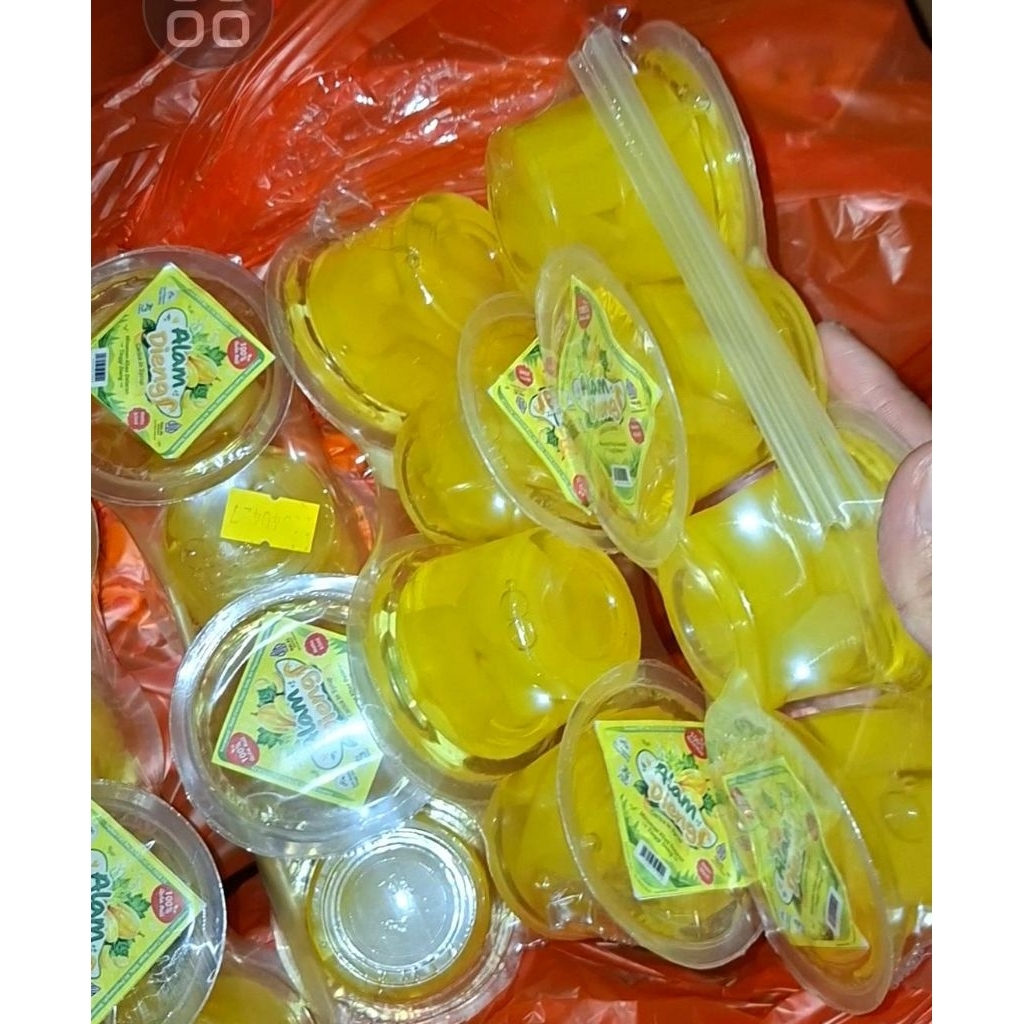 DAPAT 4 PACK CARICA DIENG PREMIUM ISI BUAH FULL GULA ASLI CUP 65 ML