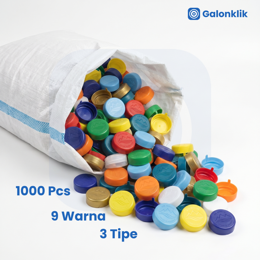 Tutup Galon 19 Liter Grosir 1000 Pcs Galonklik Distributor Agen