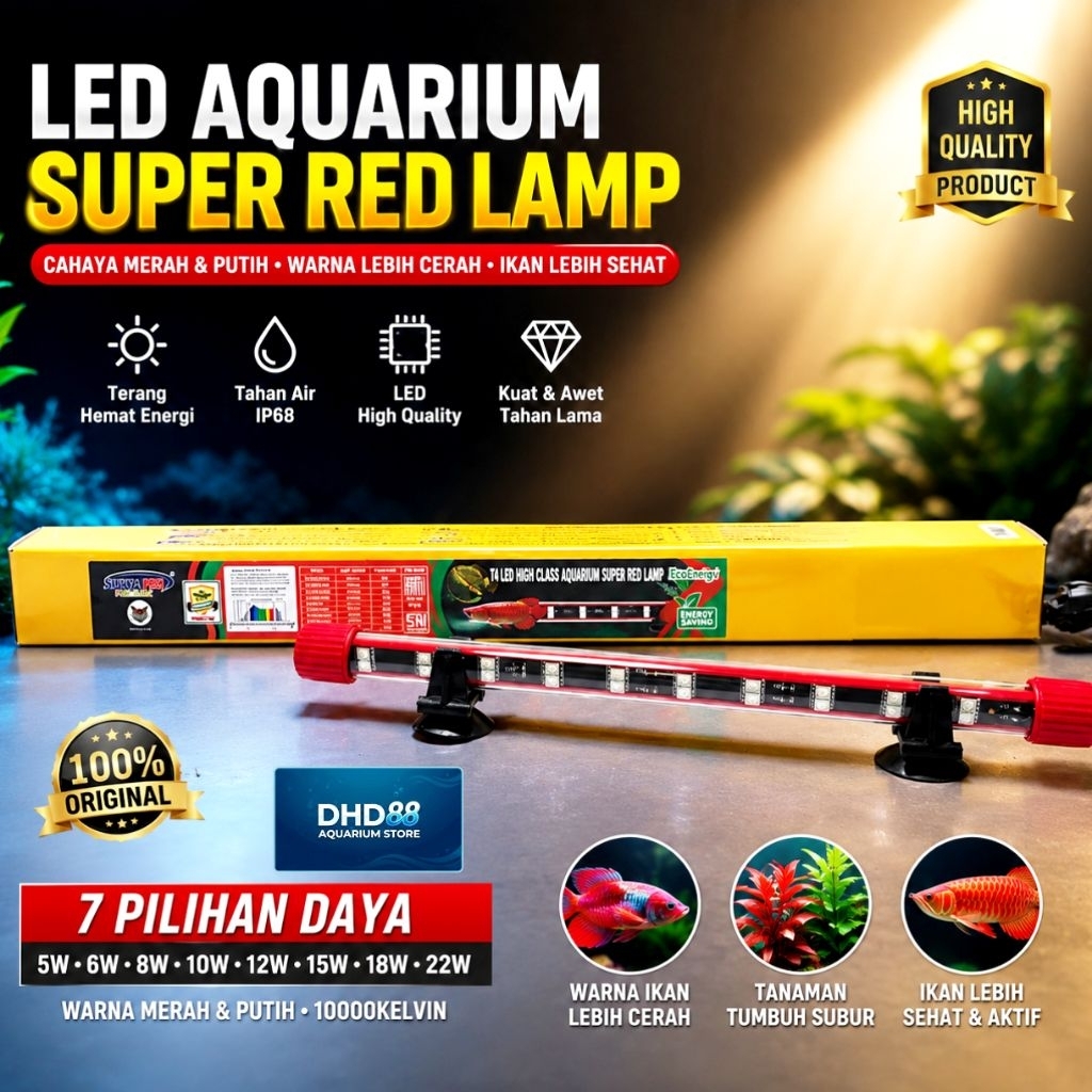 LAMPU SAKAI PRO T4-5050-LED, HIGH CLASS SUPER RED LAMP & VIEW