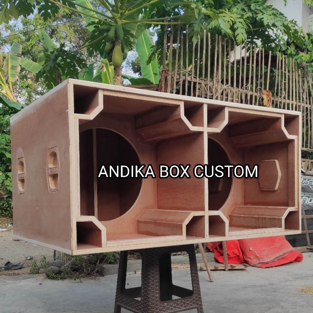 Box Speaker Planar 18 Inch Double triplek 18 mm