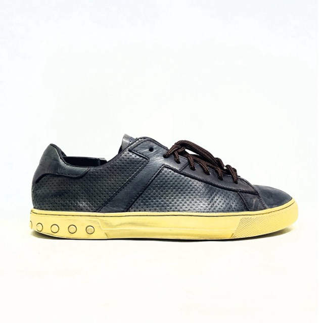 Size 41 | TODS Blue Navy sepatu kasual kulit made Italy pria