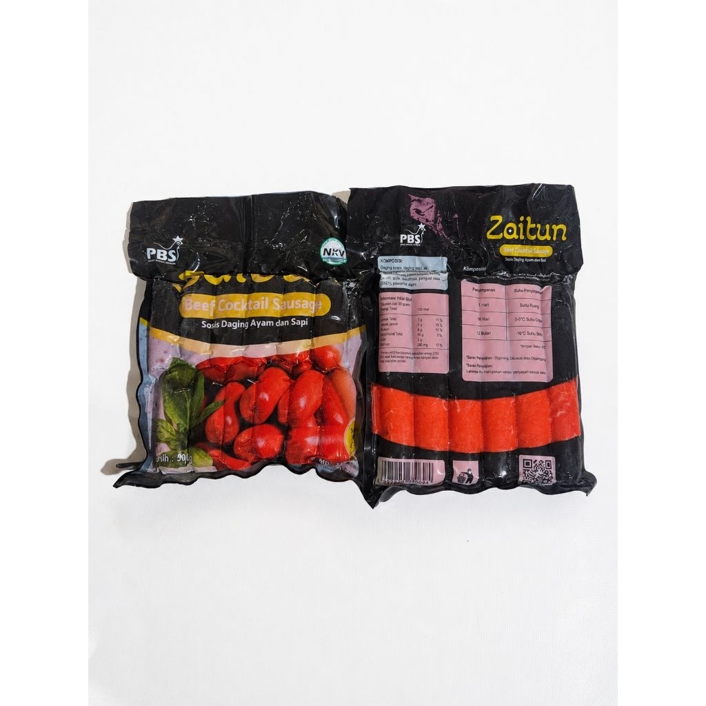 Zaitun Beef Cocktail Sausage 500gr ( sosis )