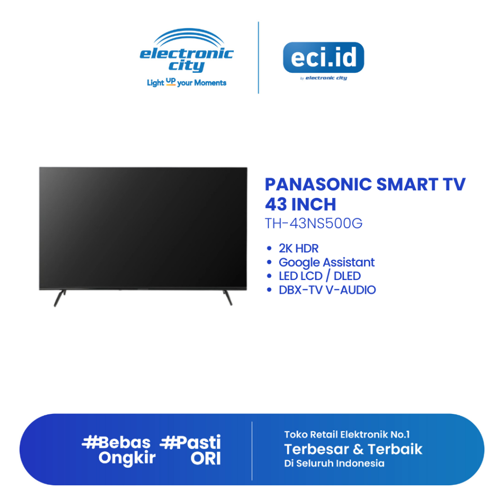 Panasonic 43 Inch LED Smart TV - TH-43NS500G