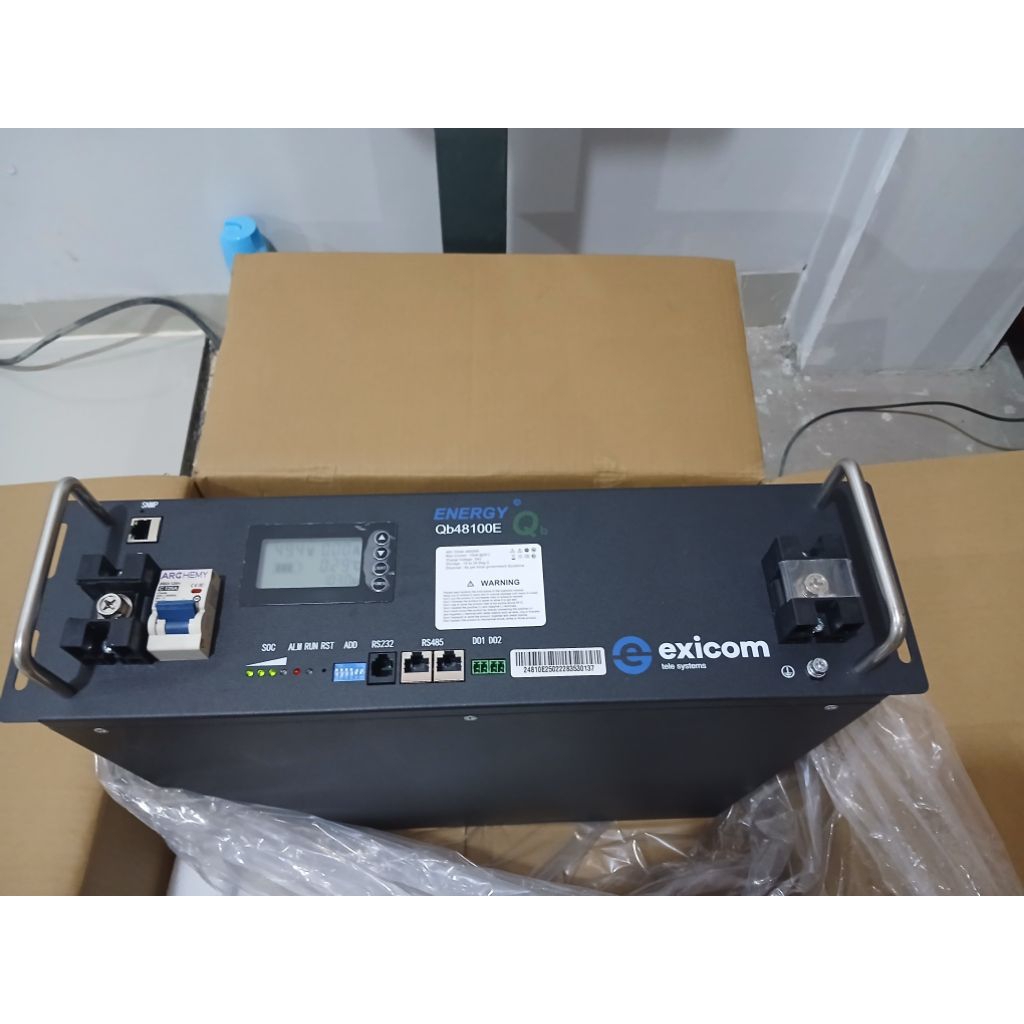 Battrey Litium Exicom 100AH 48Vlt with display
