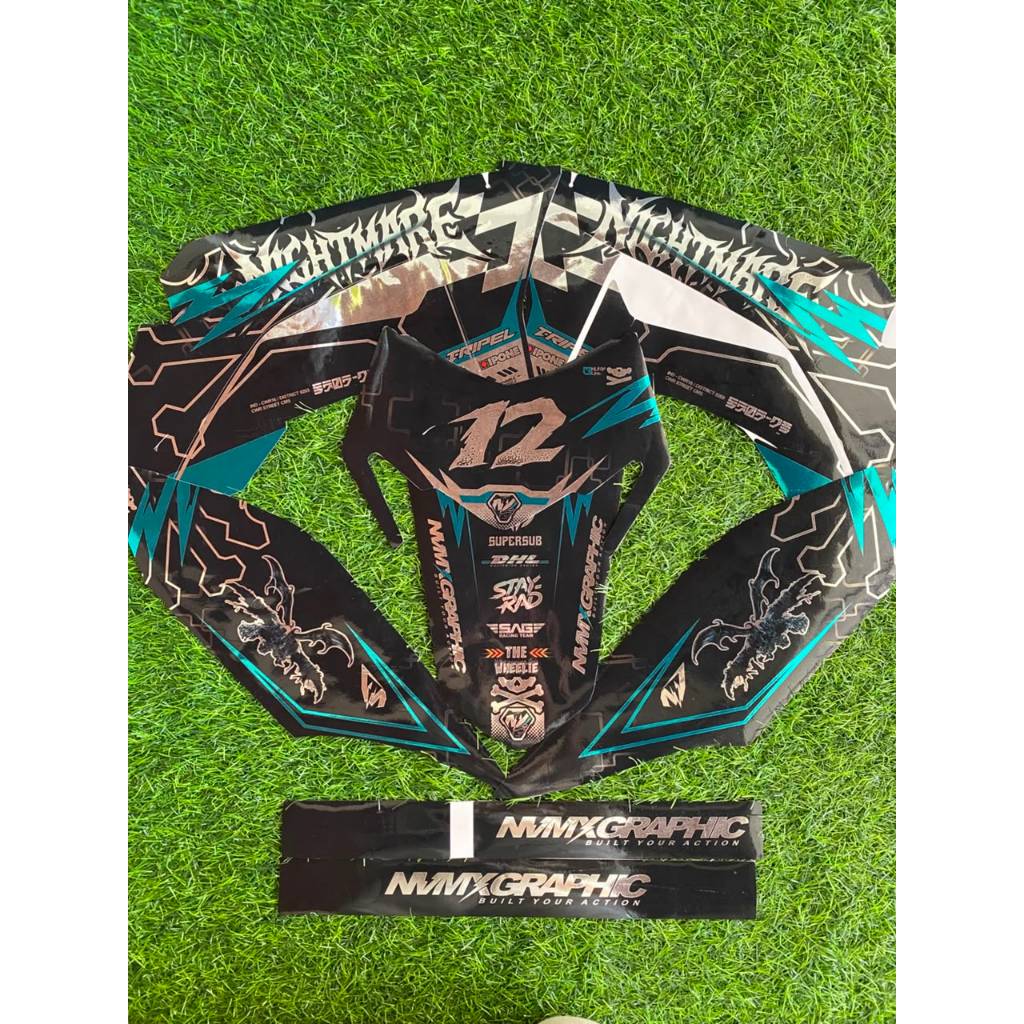 Stiker Decal CRF Bahan Chrome Full Body – Decal Premium Custom Bahan Chrome