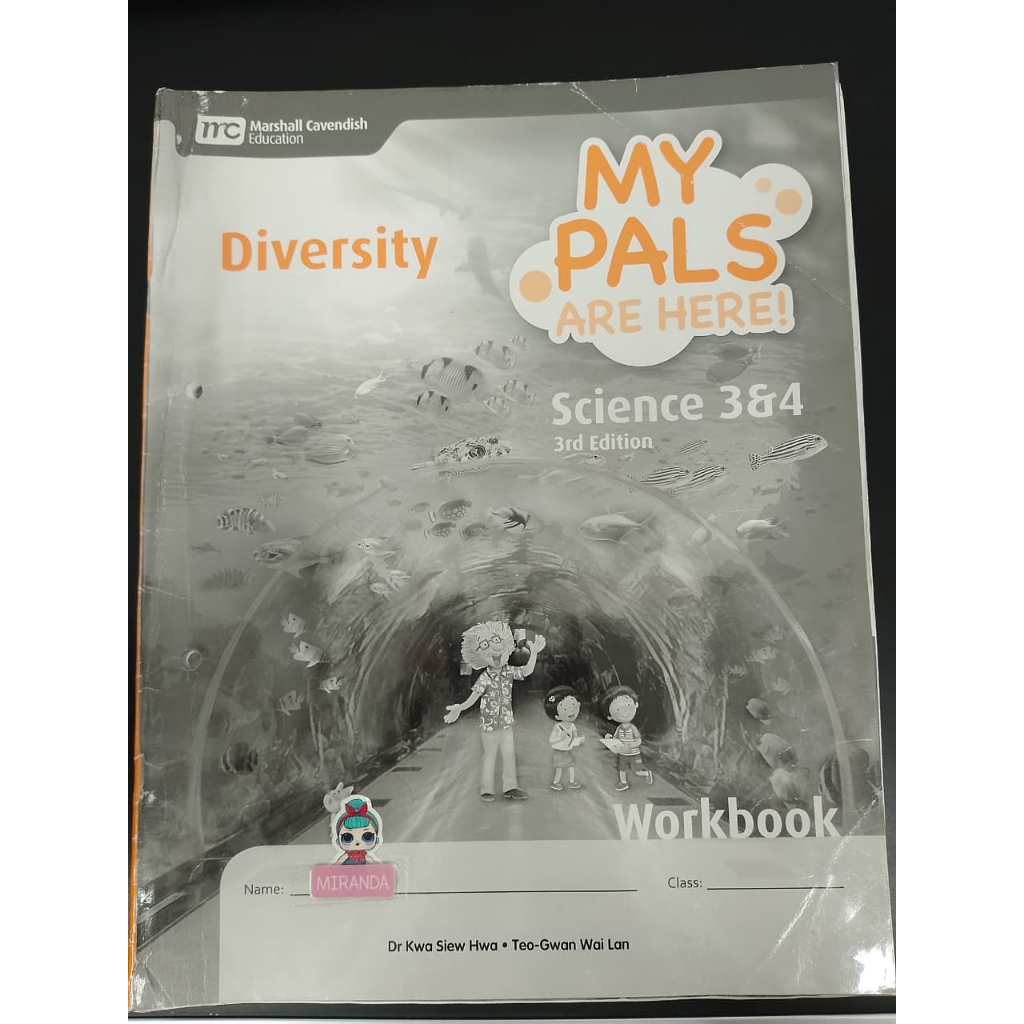 BUKU DIVERSITY WORKBOOK MY PALS SCIENCE 3&4 3rd EDITION