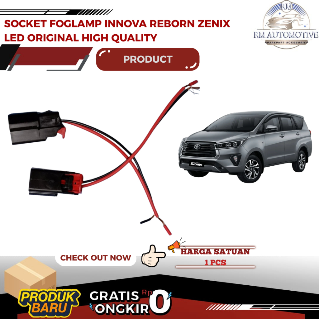 Socket Foglamp Innova Reborn Zenix LED Original