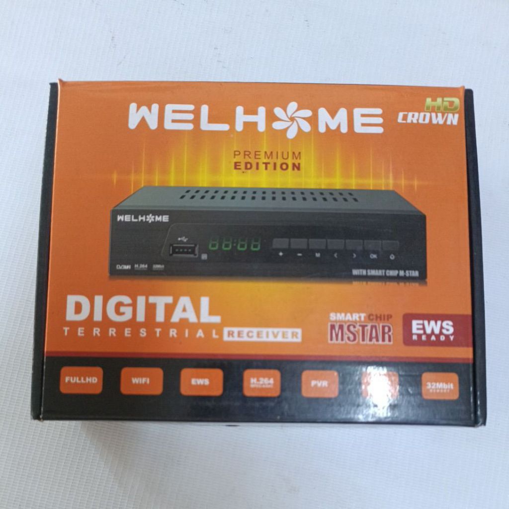 welhome HD crown SET TOP BOX DIGITAL