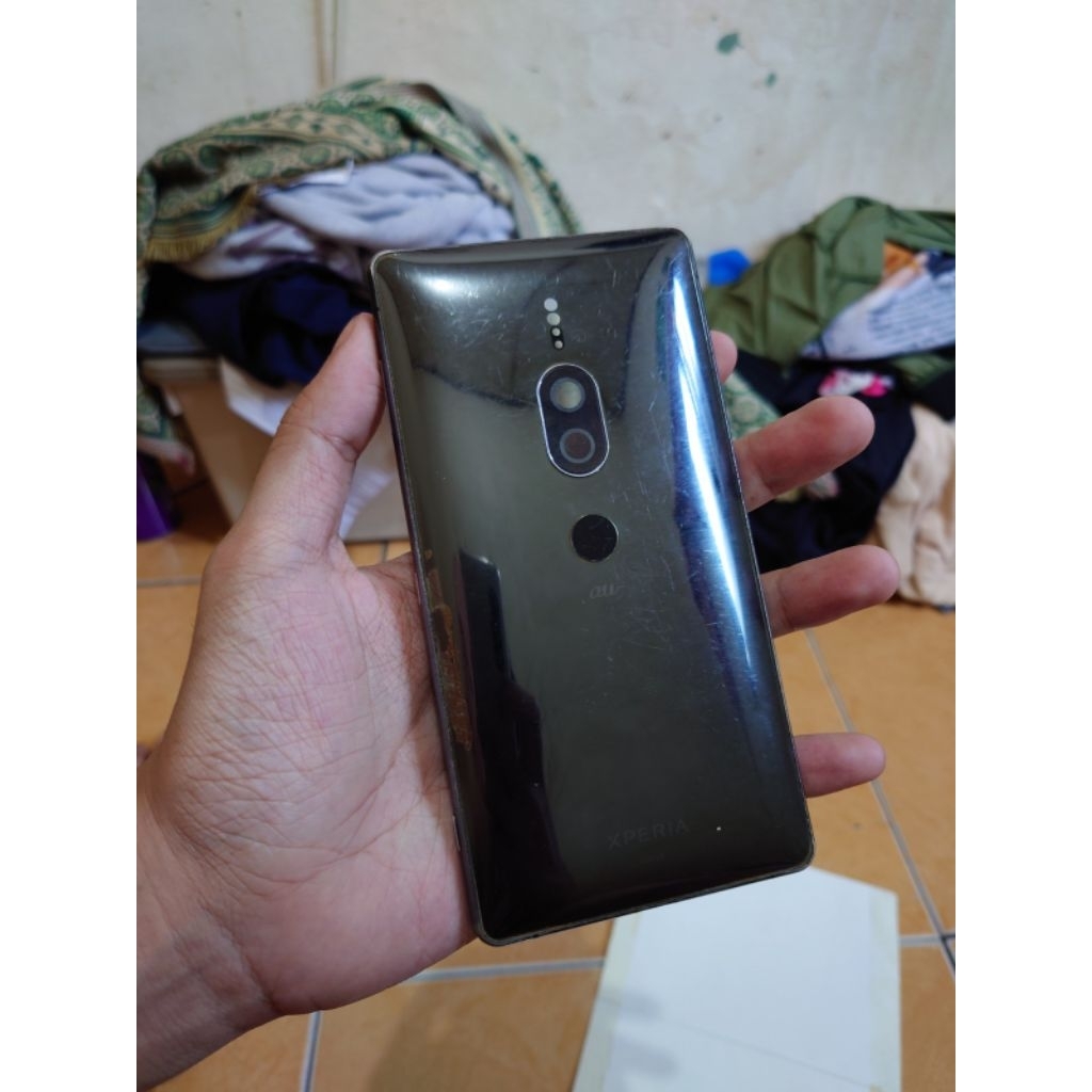 housing backdoor Xperia xz2 premium original copotan AU